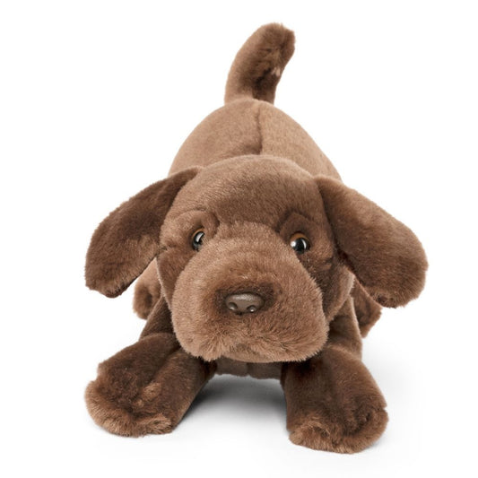 Living Nature - Chocolate Lab Playful Pup (25cm)