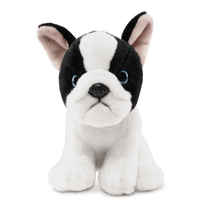 Living Nature - French Bulldog Puppy Black and White (19cm)