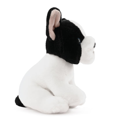 Living Nature - French Bulldog Puppy Black and White (19cm)