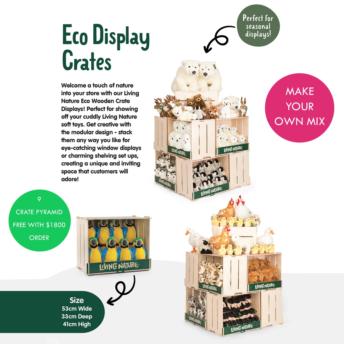Living Nature - 500mm Eco Crate