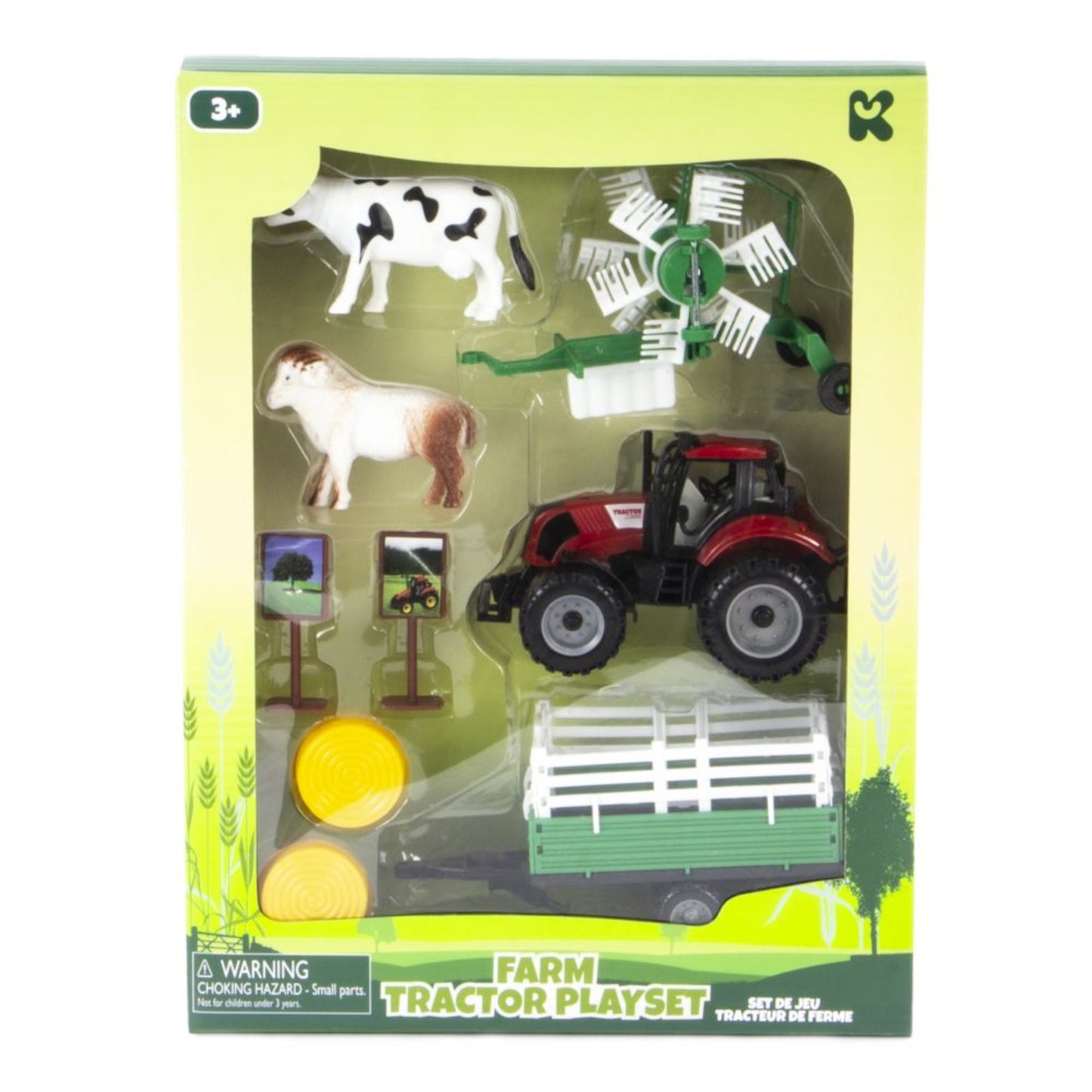 Keycraft - Large Farm Tractor Playset