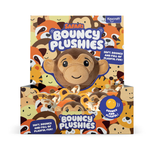 Keycraft - Bounce Buddies - Safari Bouncy Plushies