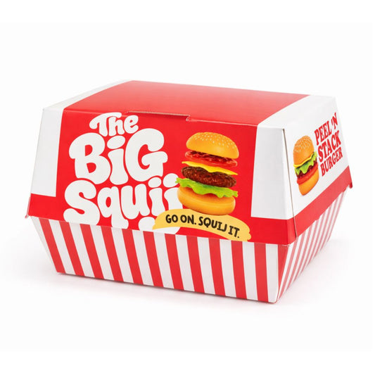 Keycraft - The Big Squij Peel & Stack Burger Slow-Rise Squishy Toy