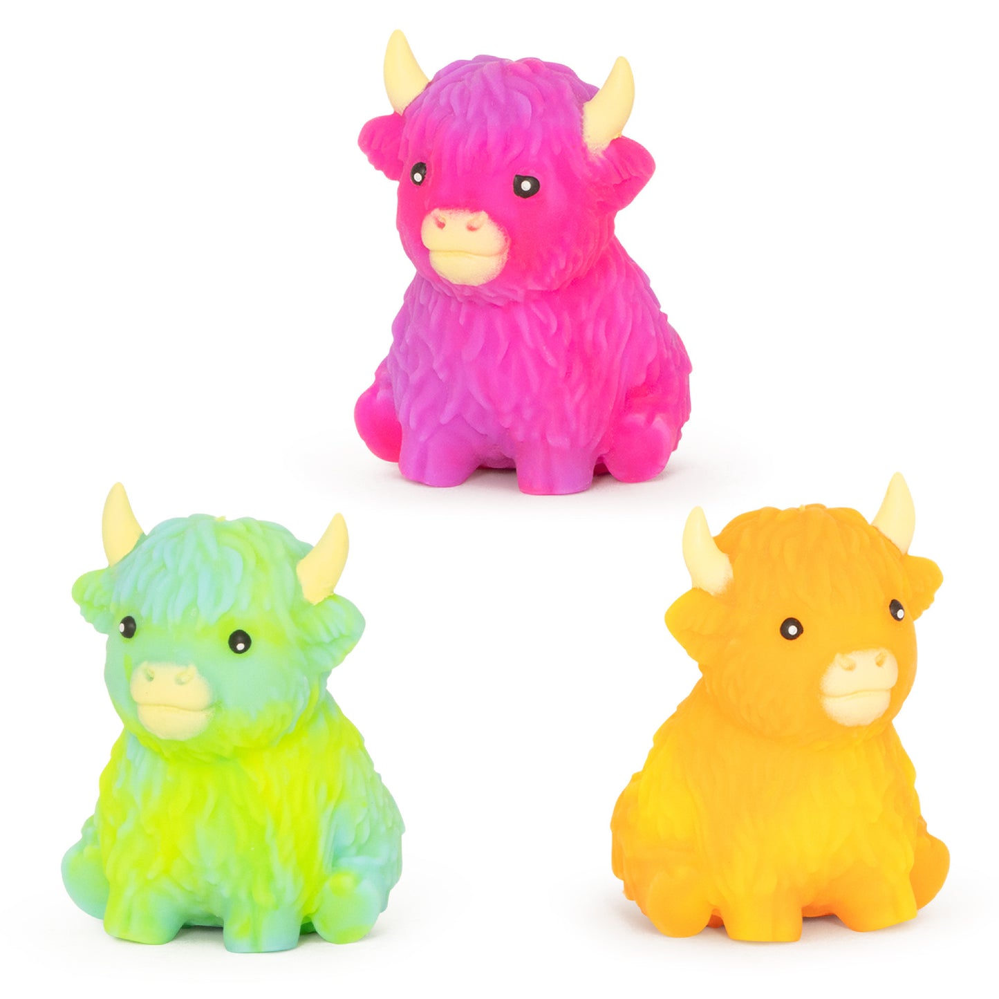 Keycraft - Squishy Rainbow Highland Cow