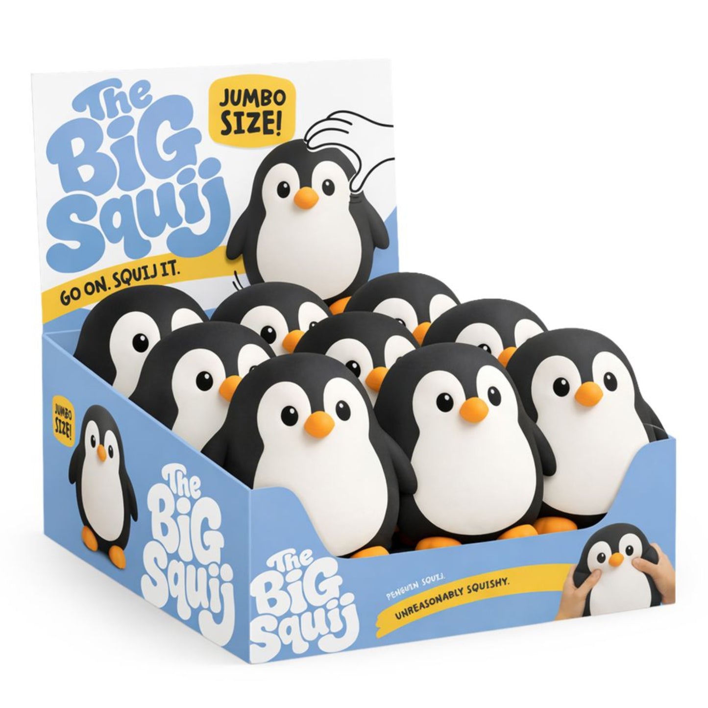 Keycraft - The Big Squij Penguin Slow-Rise Squishy Toy