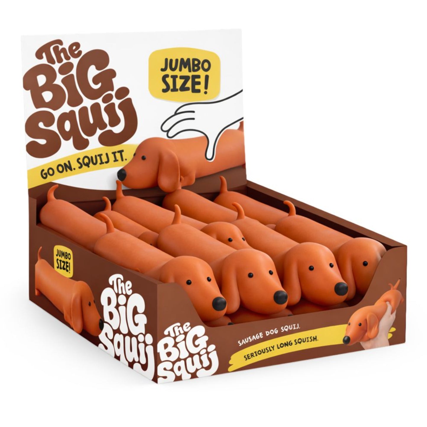 Keycraft - The Big Squij Dachshund Slow-Rise Squishy Toy
