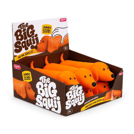 Keycraft - The Big Squij Dachshund Slow-Rise Squishy Toy
