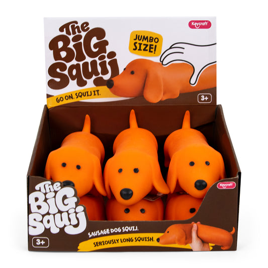 Keycraft - The Big Squij Dachshund Slow-Rise Squishy Toy