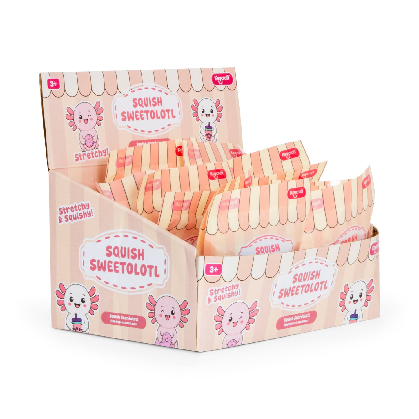 Keycraft - Axolotl Food Squishie