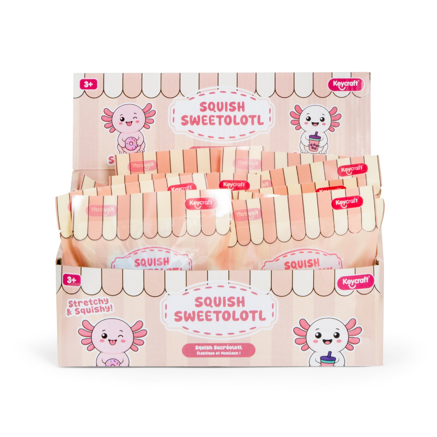 Keycraft - Axolotl Food Squishie