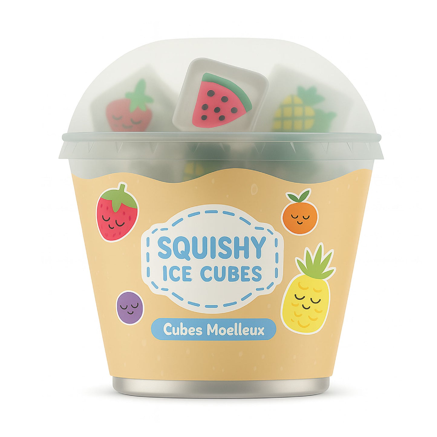 Keycraft - Squishy Ice Cube (6 pack)