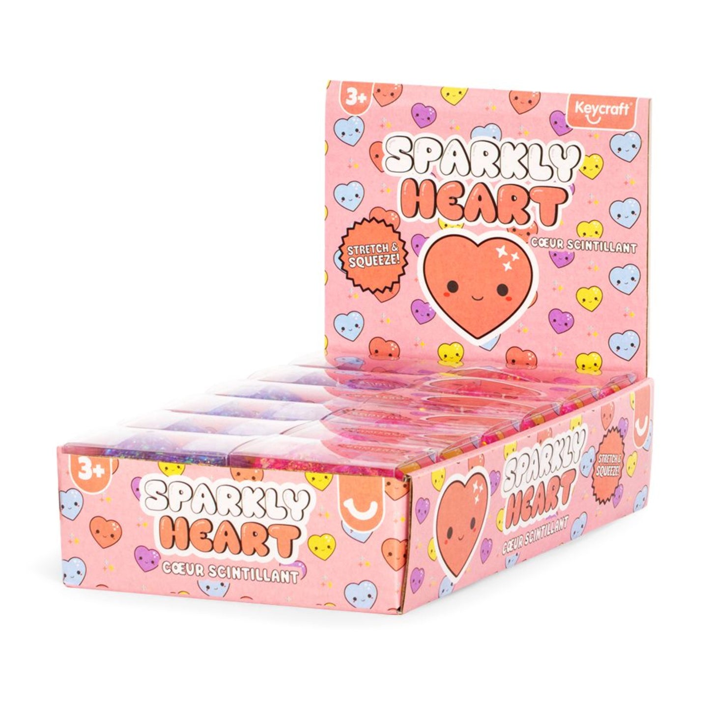 Keycraft - Squishy Sparkly Heart