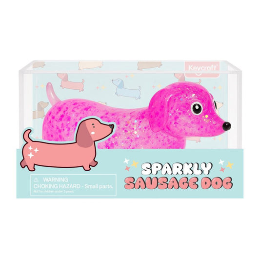 Keycraft - Squishy Sparkly Sausage Dog