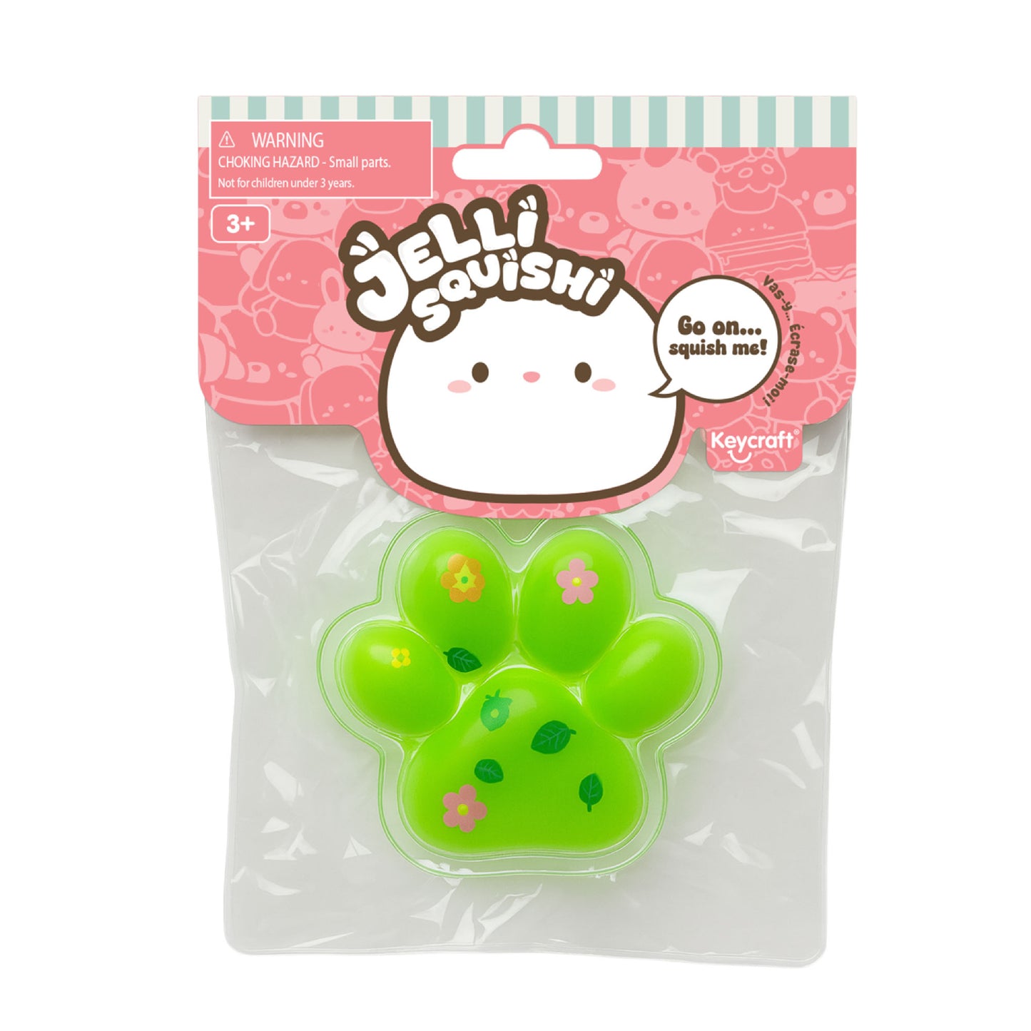 Keycraft - Jelli Squishi Paw Print Small