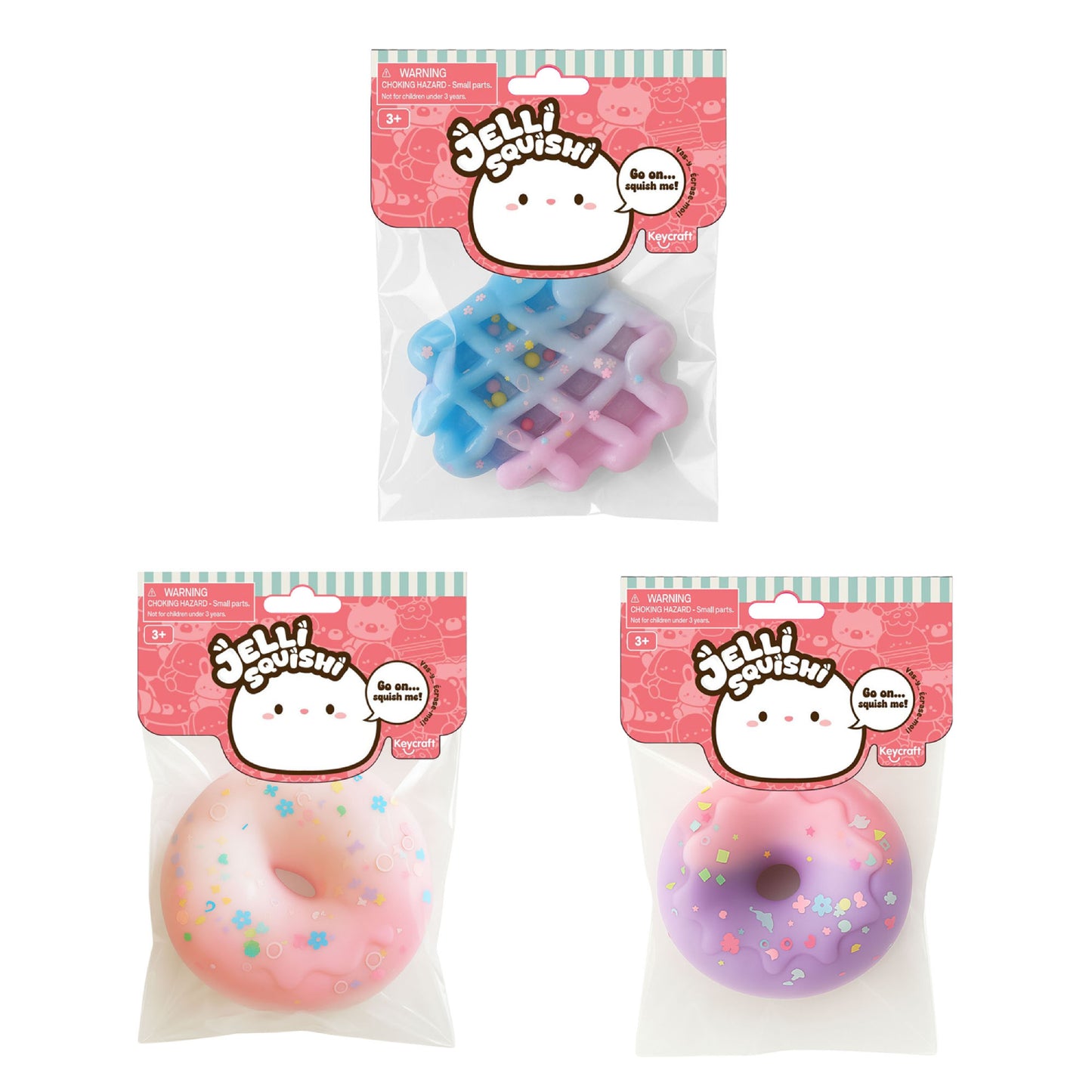 Keycraft - Jelli Squishi Donuts and Waffles