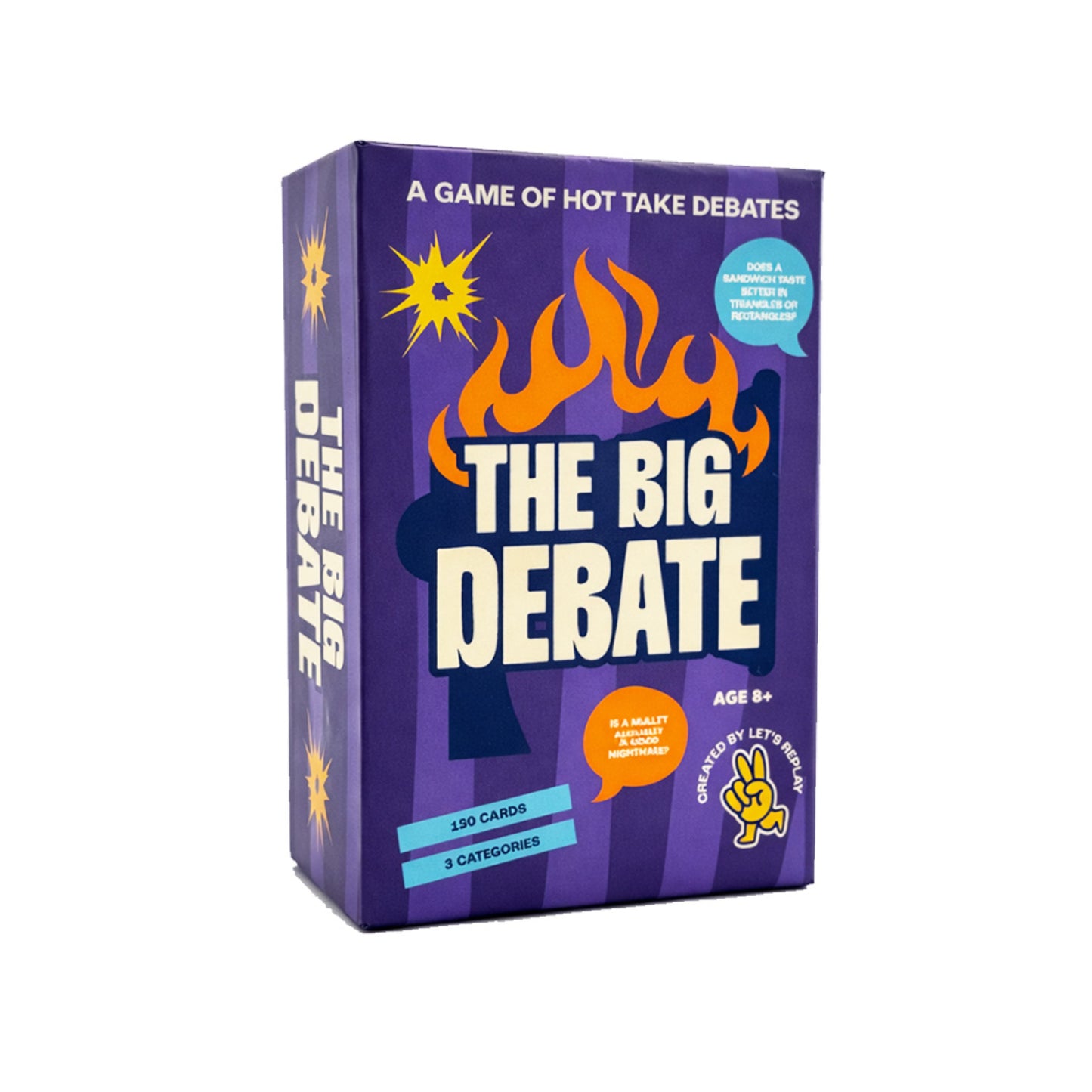 Let's Replay - The Big Debate Card Game (120 cards)