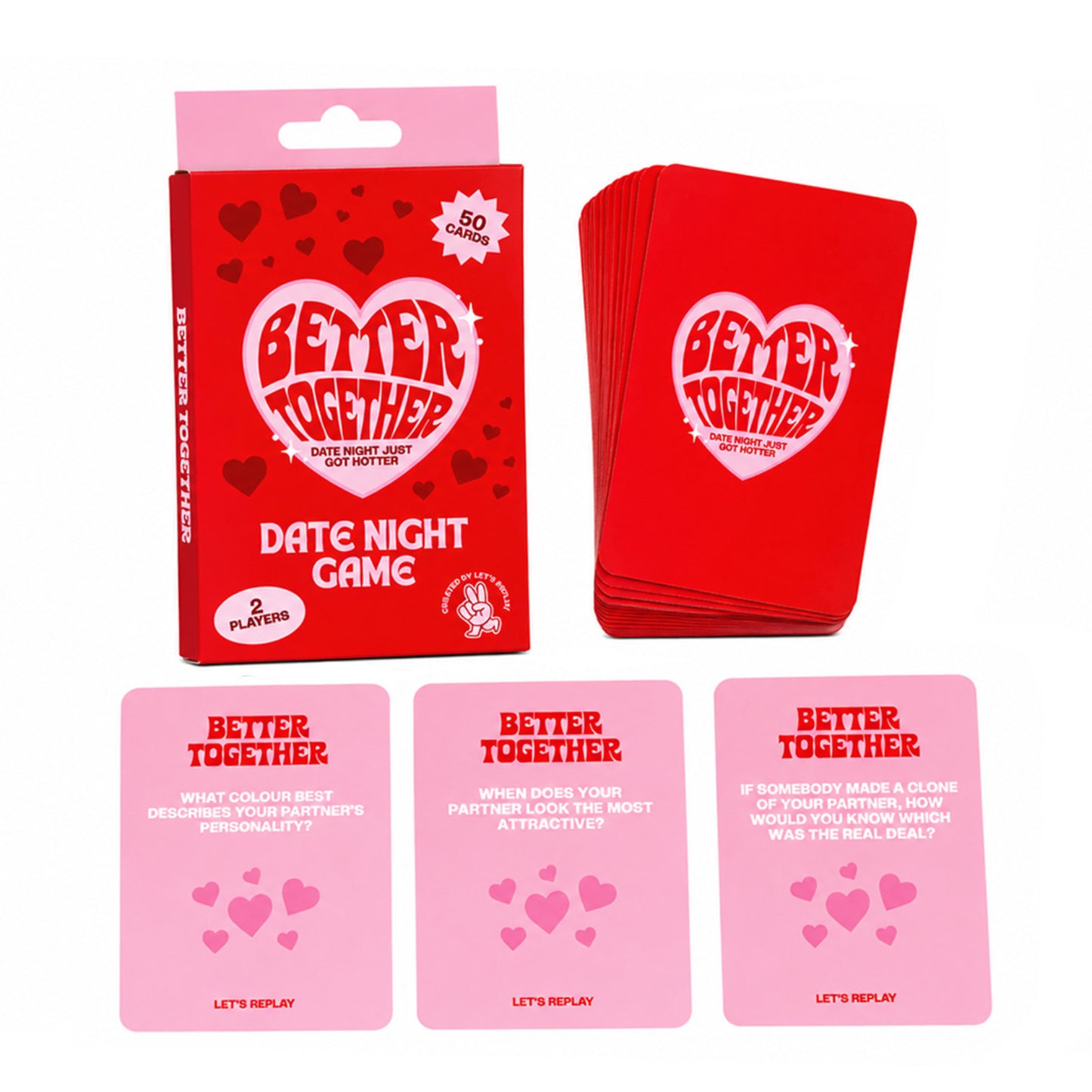 Let's Replay - Better Together Mini Card Game (50 Cards)