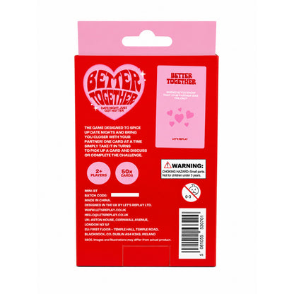 Let's Replay - Better Together Mini Card Game (50 Cards)