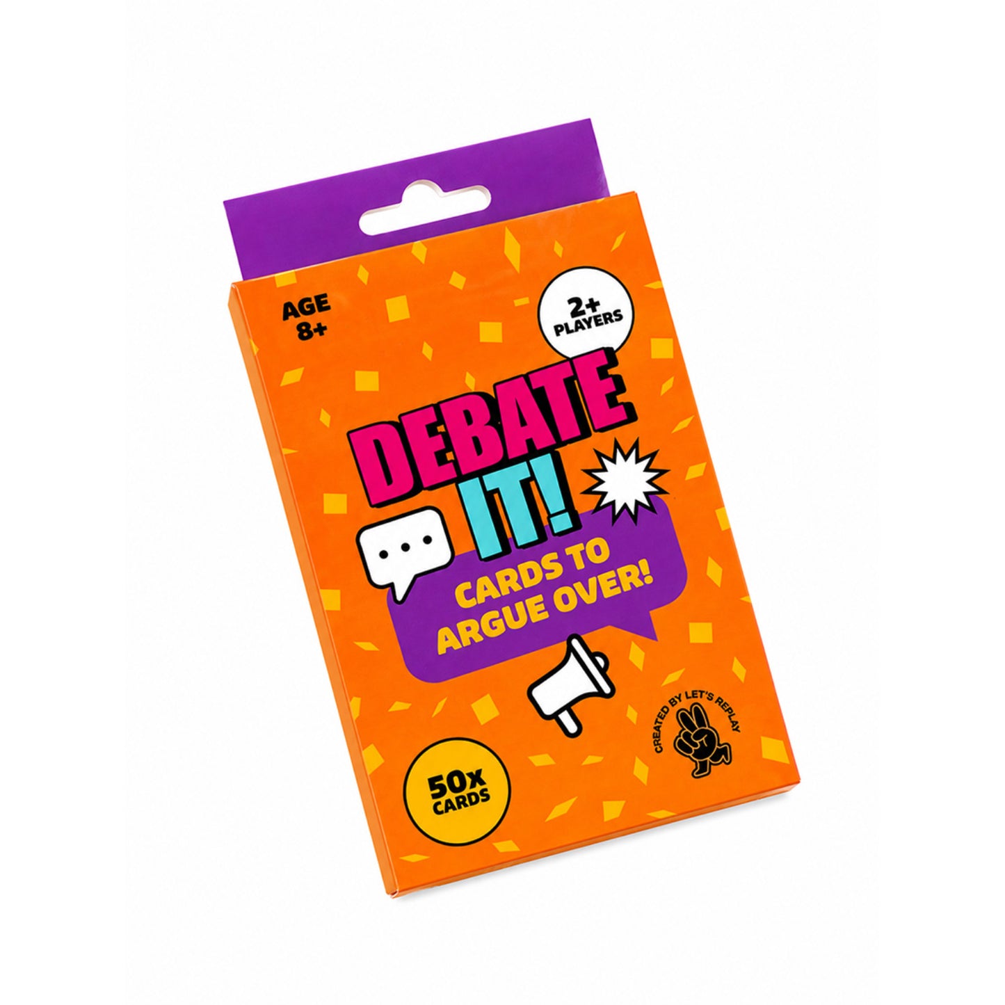 Let's Replay - Debate It Mini Card Game (50 Cards)