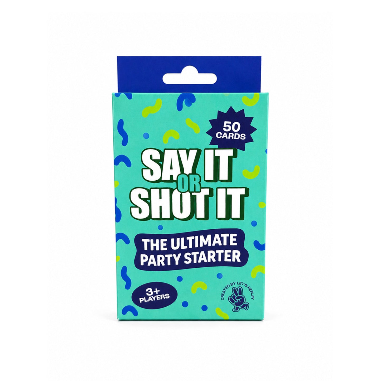Let's Replay - Say it Or Shot It Mini Card Game (50 Cards)