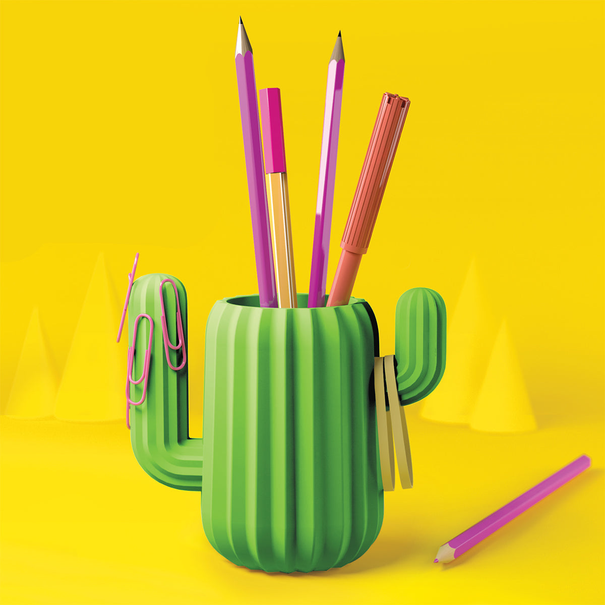 Mustard - Cactus Desktop Organiser