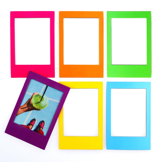 Mustard - Rainbow Magnetic Polaroid Frames