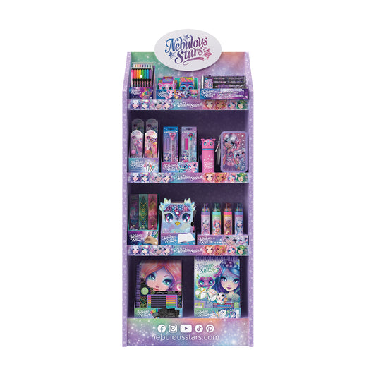 Nebulous Stars Floor Display with Best Sellers