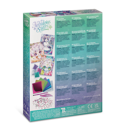 Nebulous Stars - Glitter & Foil Art