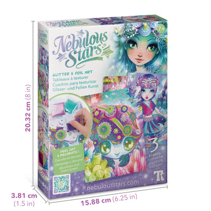 Nebulous Stars - Glitter & Foil Art