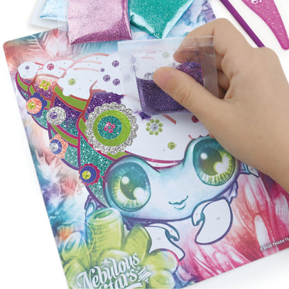 Nebulous Stars - Glitter & Foil Art