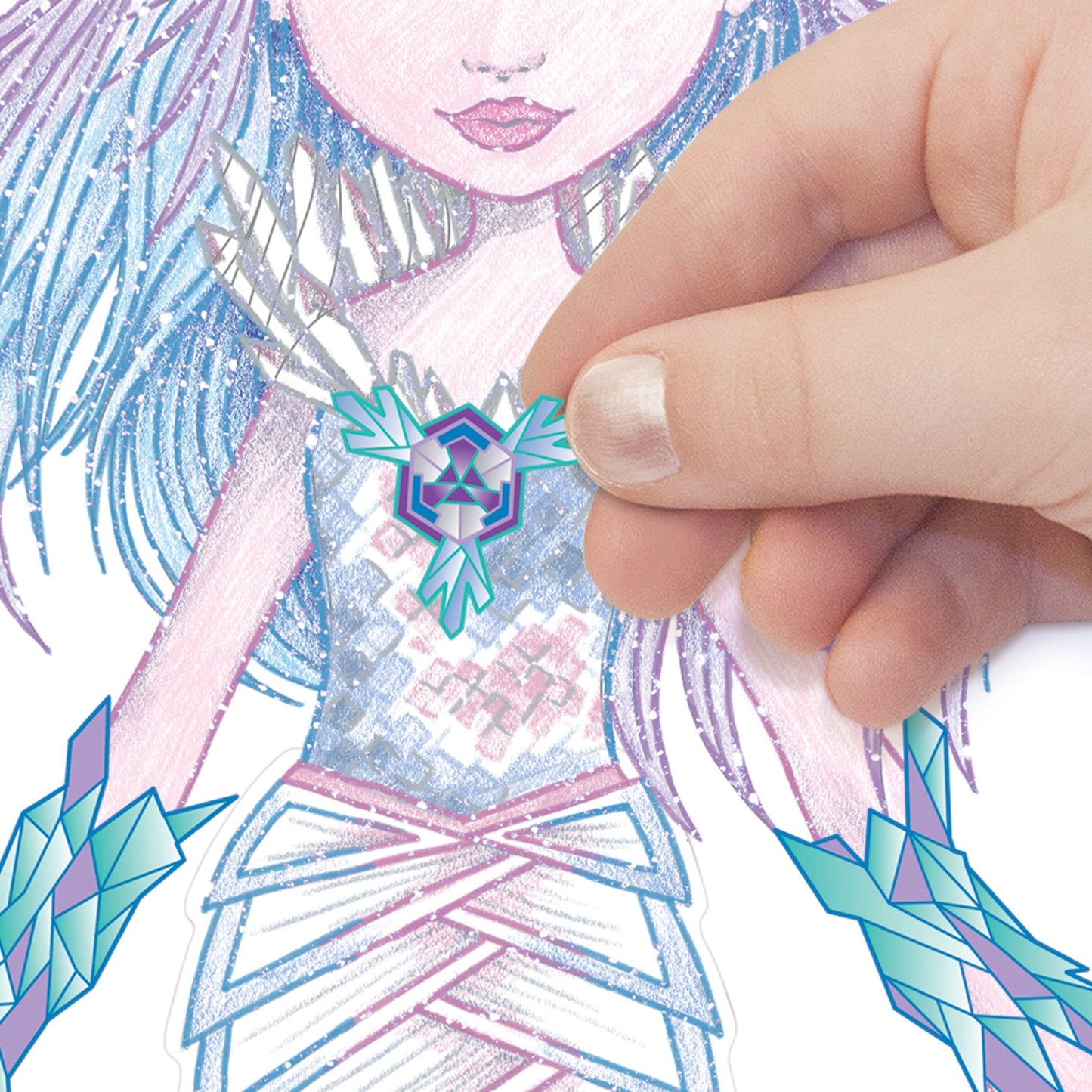 Creative Sketchbook - Iceana - Geometric Crystal Pages