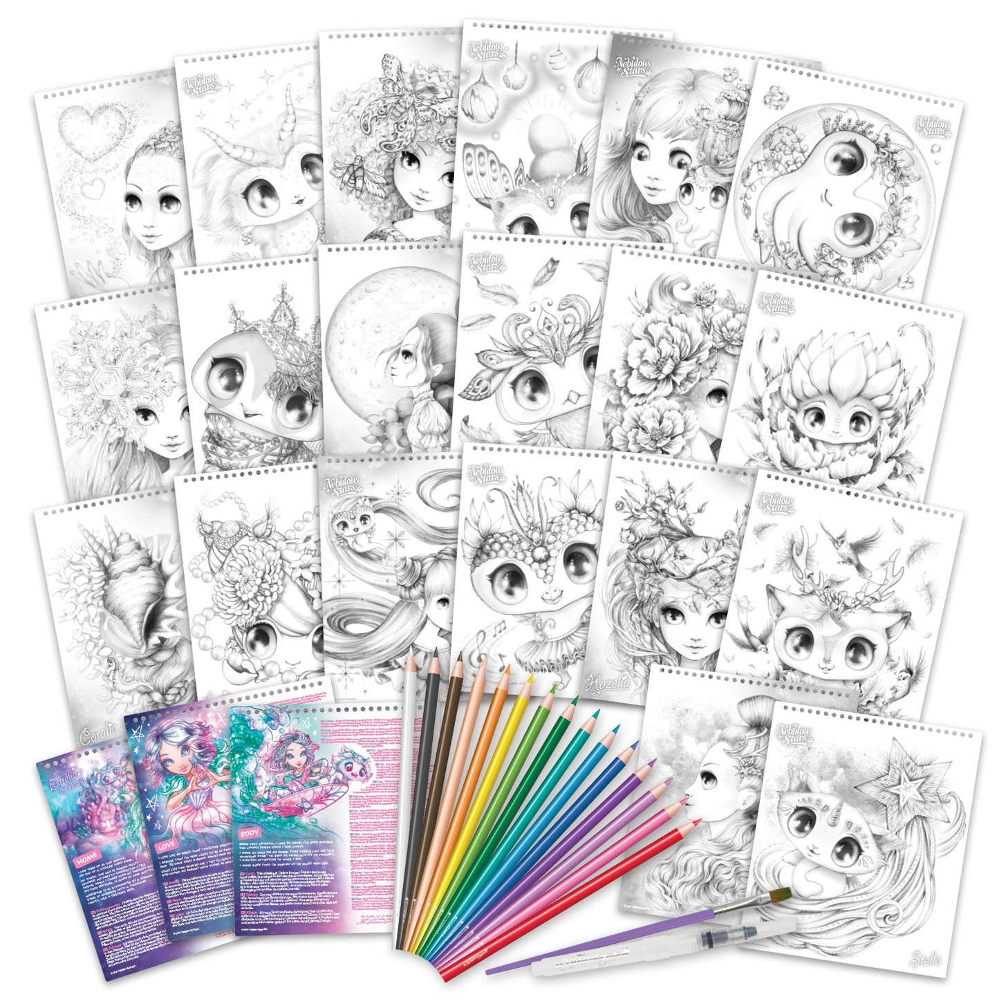 Watercoloring Book Set