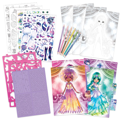 Nebulous Stars - Fashion Sketchbook - Star Gala