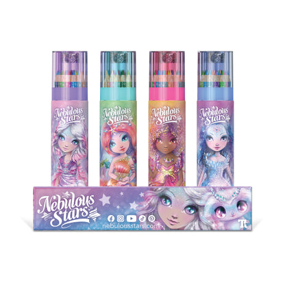 Nebulous Stars - Sketch & Color Pencil Tube