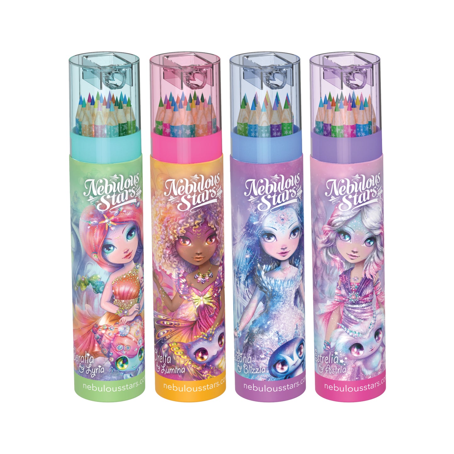 Nebulous Stars - Sketch & Color Pencil Tube