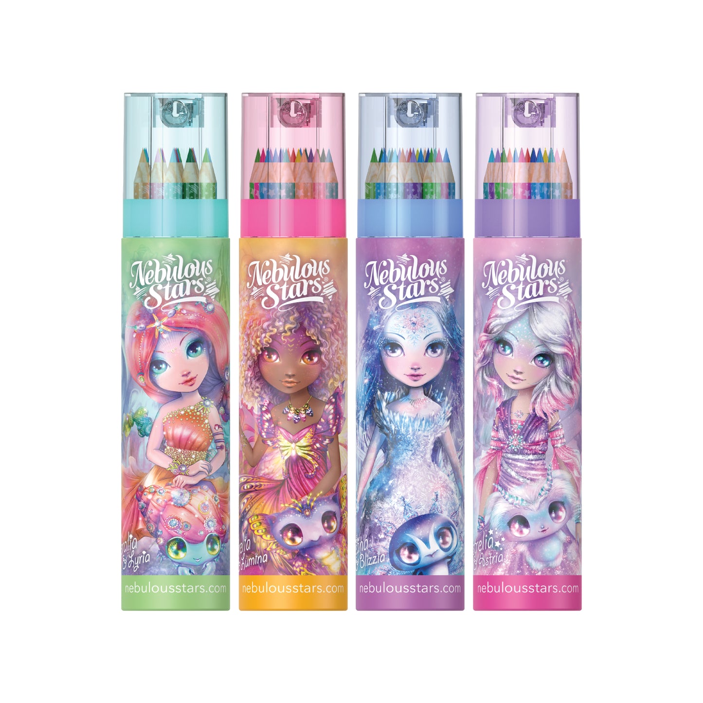 Nebulous Stars - Sketch & Color Pencil Tube