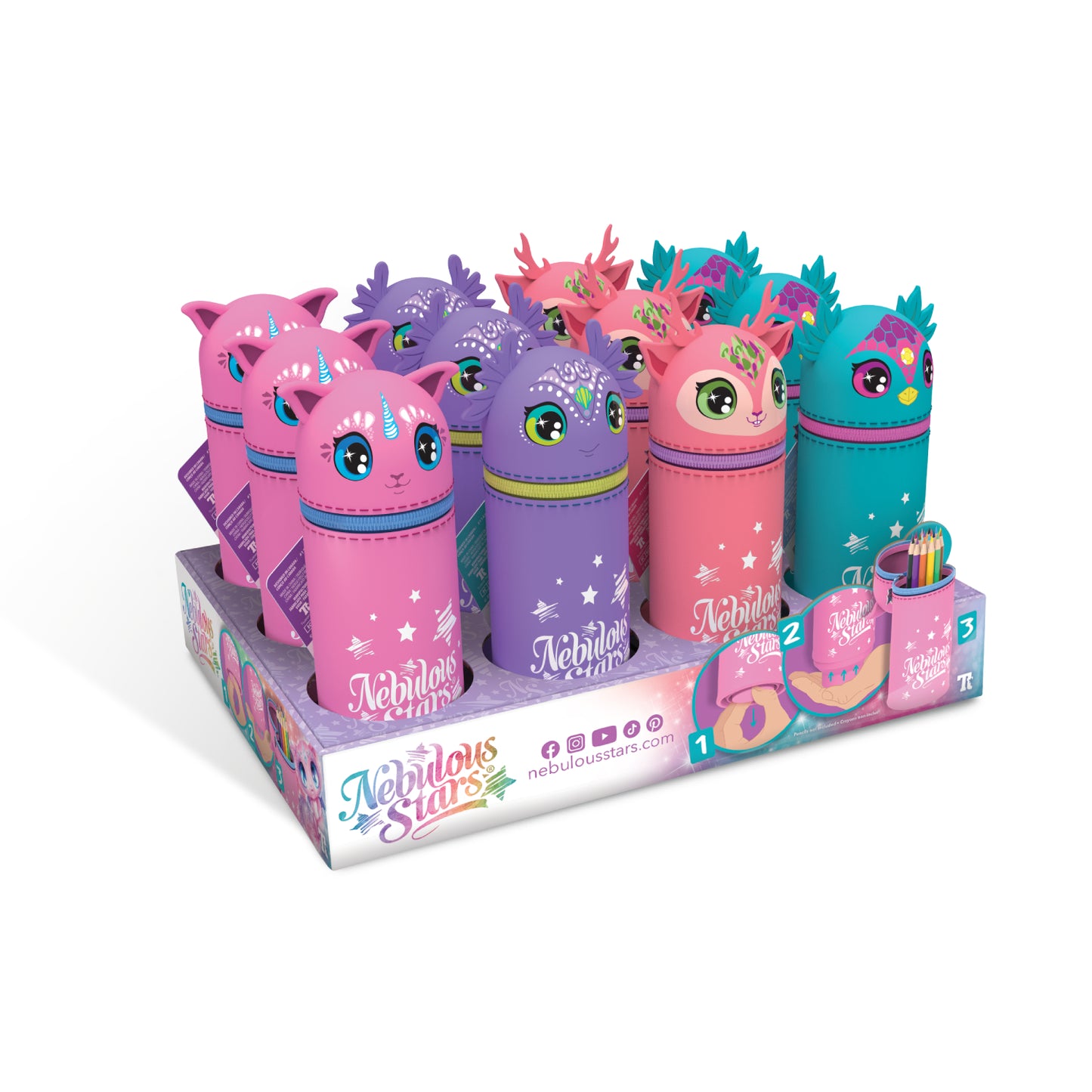 Nebulous Stars - Stand-Up Pencil Case