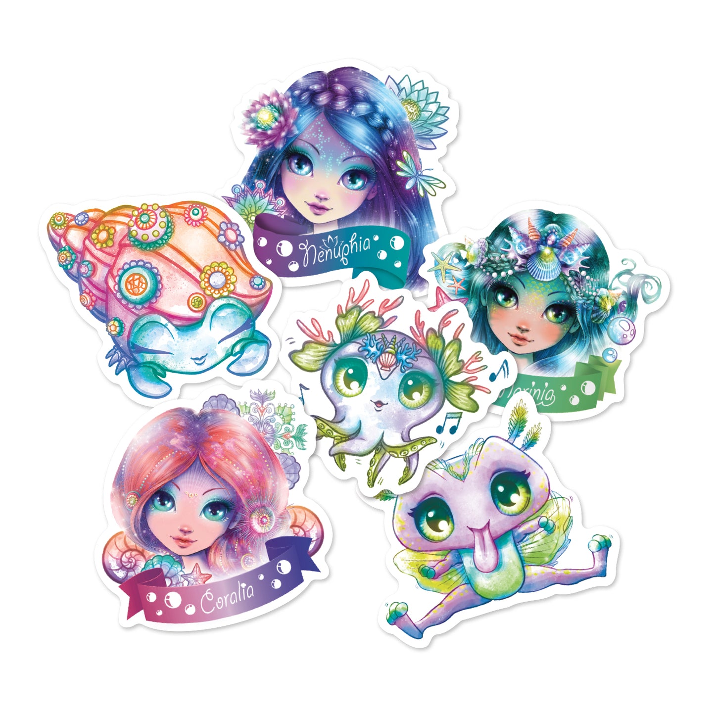 Nebulous Stars - Decorative Vinyl Stickers (Assorted)