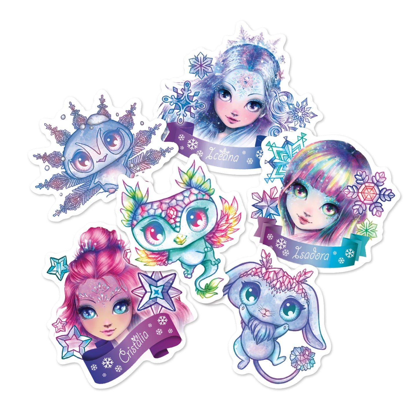 Nebulous Stars - Decorative Vinyl Stickers (Assorted)