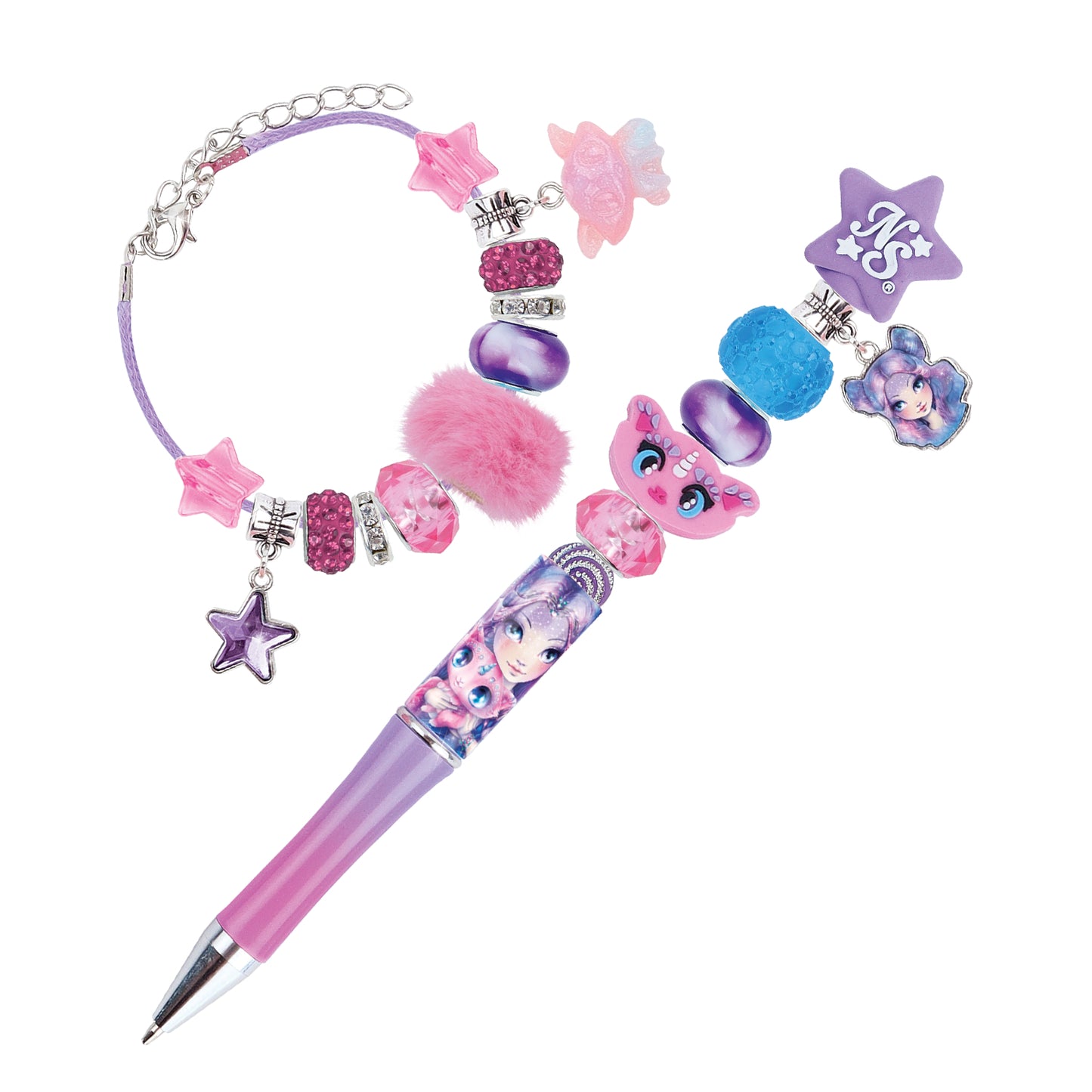 Nebulous Stars - Beadable Pen and Bracelet Set