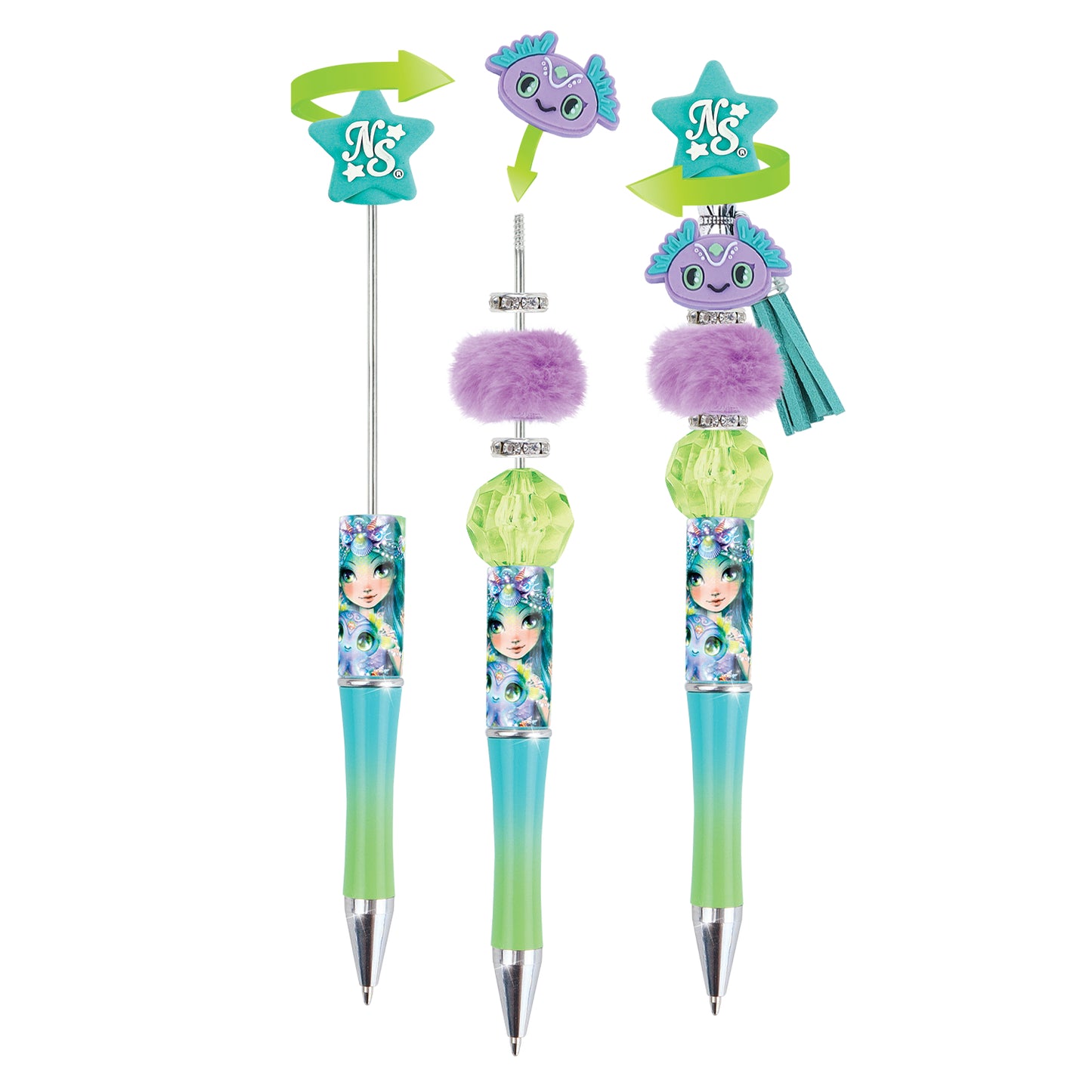 Nebulous Stars - Beadable Pen and Bracelet Set