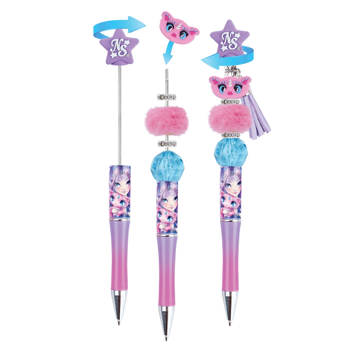 Nebulous Stars - Beadable Pen and Bracelet Set
