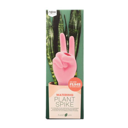 Plant Life Watering peace Sign - 8"
