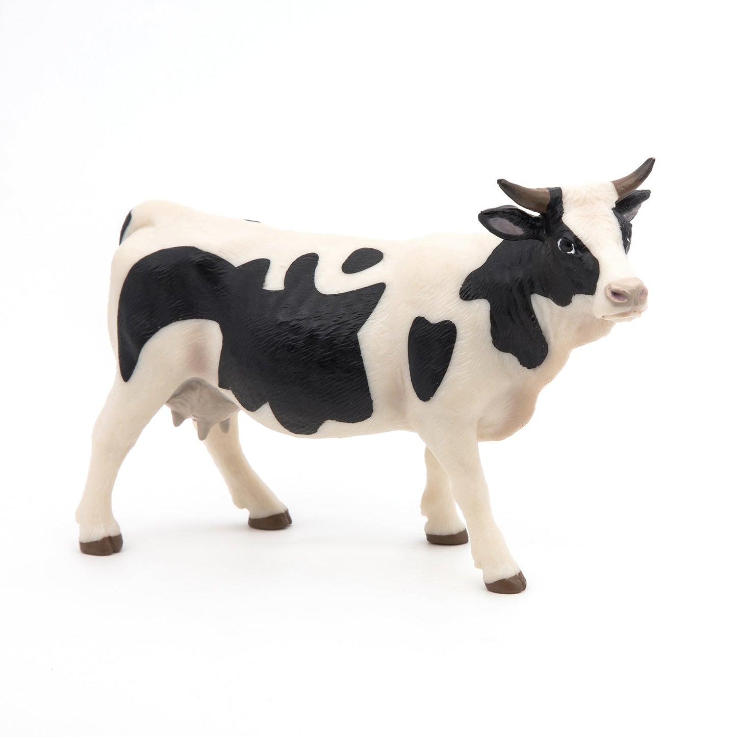 Papo - Black and White Cow Figurine