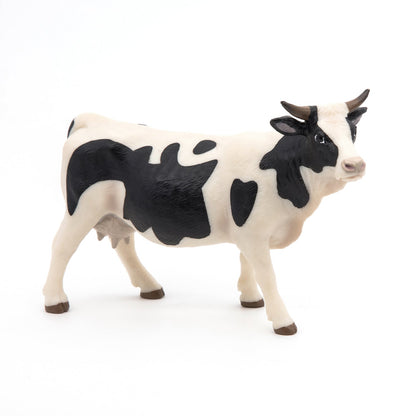 Papo - Black and White Cow Figurine
