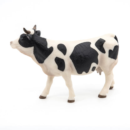 Papo - Black and White Cow Figurine