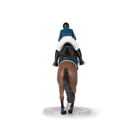 Papo - Jumping Horse and Horseman Figurine