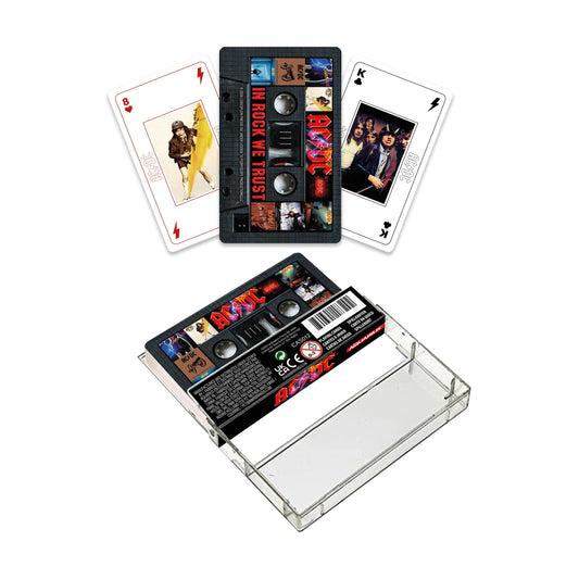 Aquarius - AC/DC Cassette Playing Cards (PDQ)