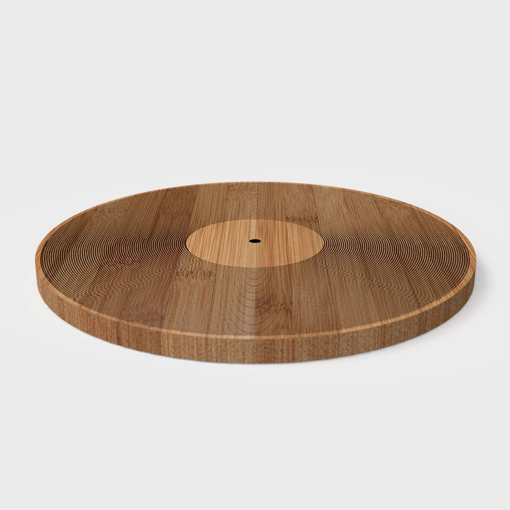 12 Inch Record Bamboo Chopping Board