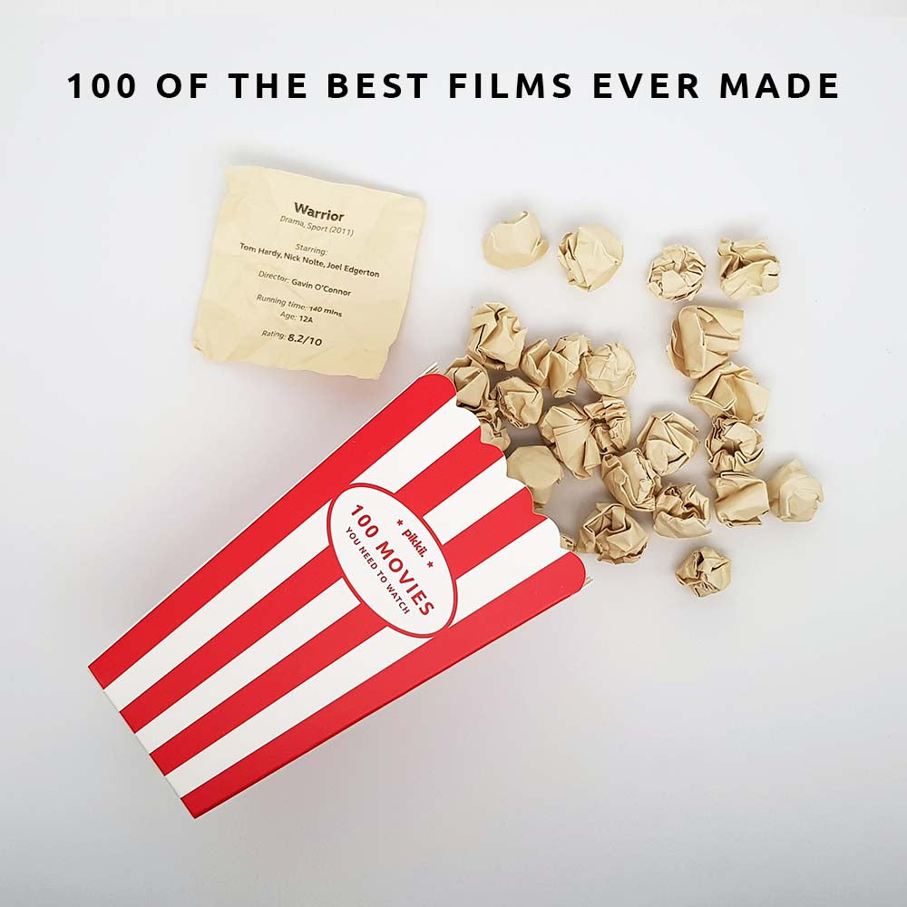 Movie Popcorn Bucket List - 100 Movies
